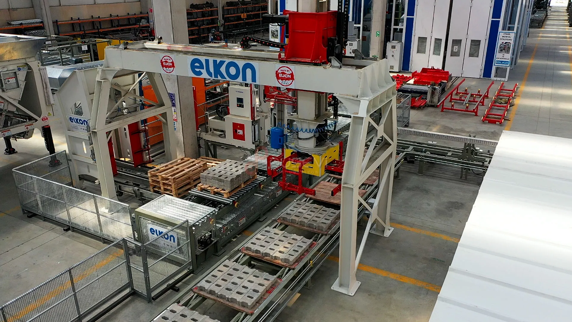 Endüstriyel Dev Makineler ve Büyük Ölçekli Üretim Tesisleri Profesyonel Drone Çekimi - 4