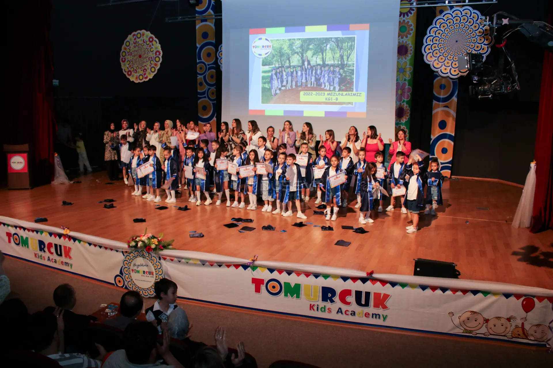 Tomurcuk Anaokulu Çerkezköy Yıl Sonu Mezuniyet Töreni ve Kep Atma Merasimi Profesyonel Çekimi - 8