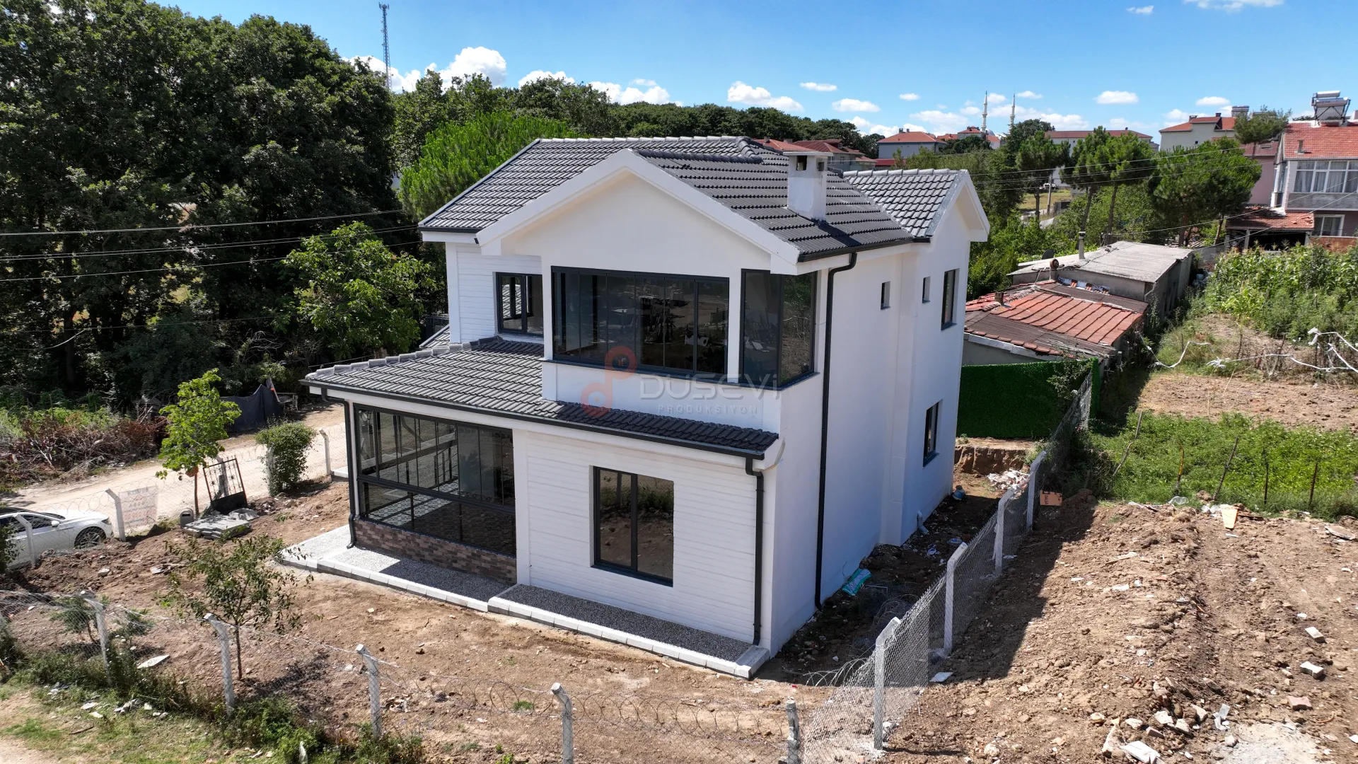 Tekirdağ Profesyonel İnşaat, Villa ve Bina Projeleri Drone Çekimi ve Tanıtımı - 3