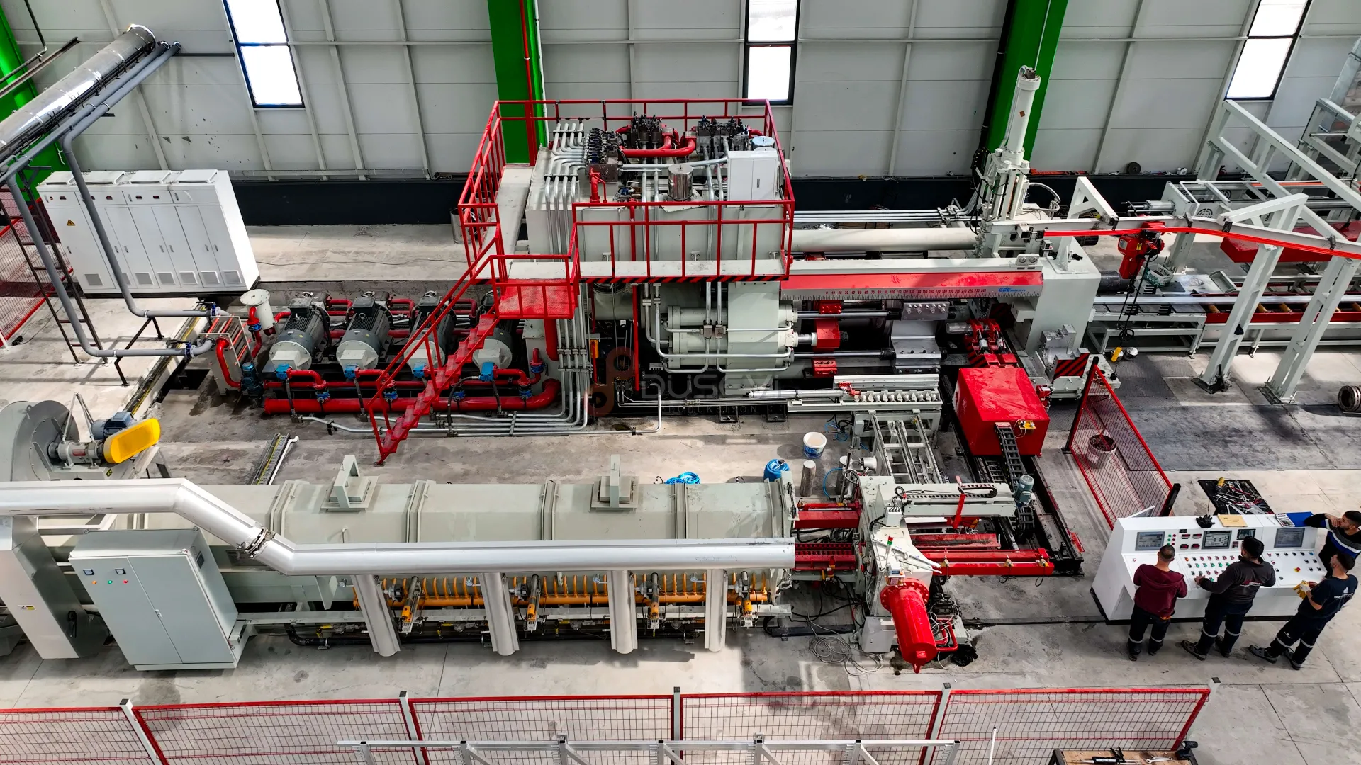 GNS Alüminyum Yeni Profil Hattı Kurulum Süreci ve Endüstriyel Makine Prodüksiyonu - 3