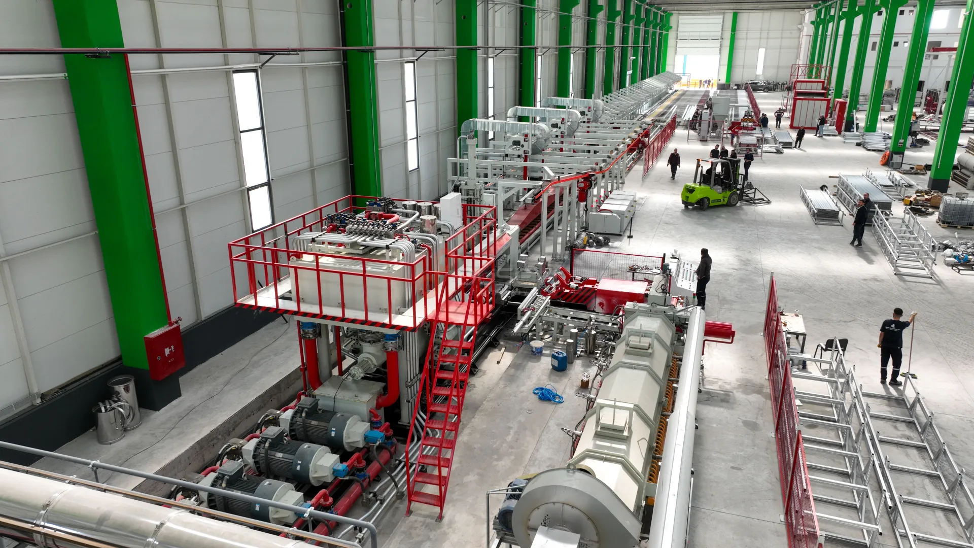 GNS Alüminyum Yeni Profil Hattı Kurulum Süreci ve Endüstriyel Makine Prodüksiyonu - 4