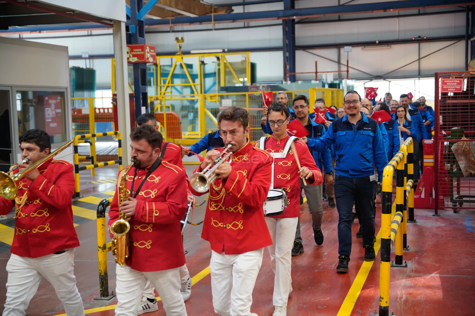 Schott Orim Çerkezköy Fabrikası 29 Ekim Cumhuriyet Bayramı Coşkulu Kutlama ve Bando Etkinliği Çekimi - 4