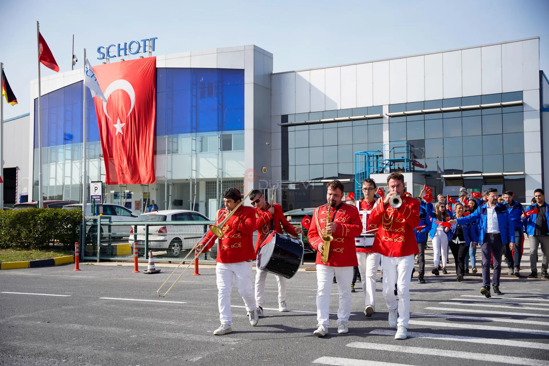 Schott Orim Çerkezköy Fabrikası 29 Ekim Cumhuriyet Bayramı Coşkulu Kutlama ve Bando Etkinliği Çekimi - 6