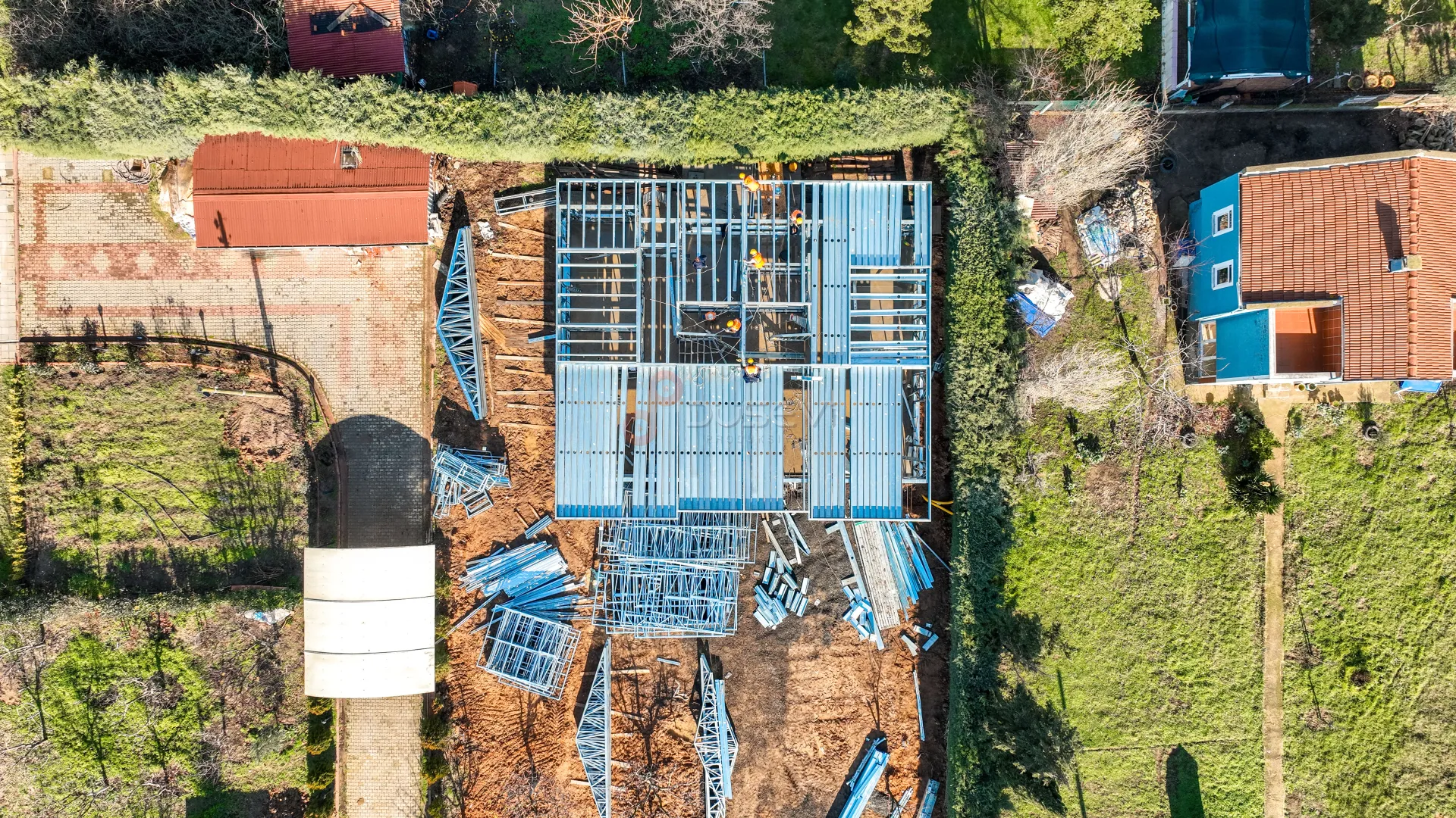 Çorlu Modern Konut ve Lüks Villa Projeleri Profesyonel Drone ve Mimari Tanıtım Çekimi - 2