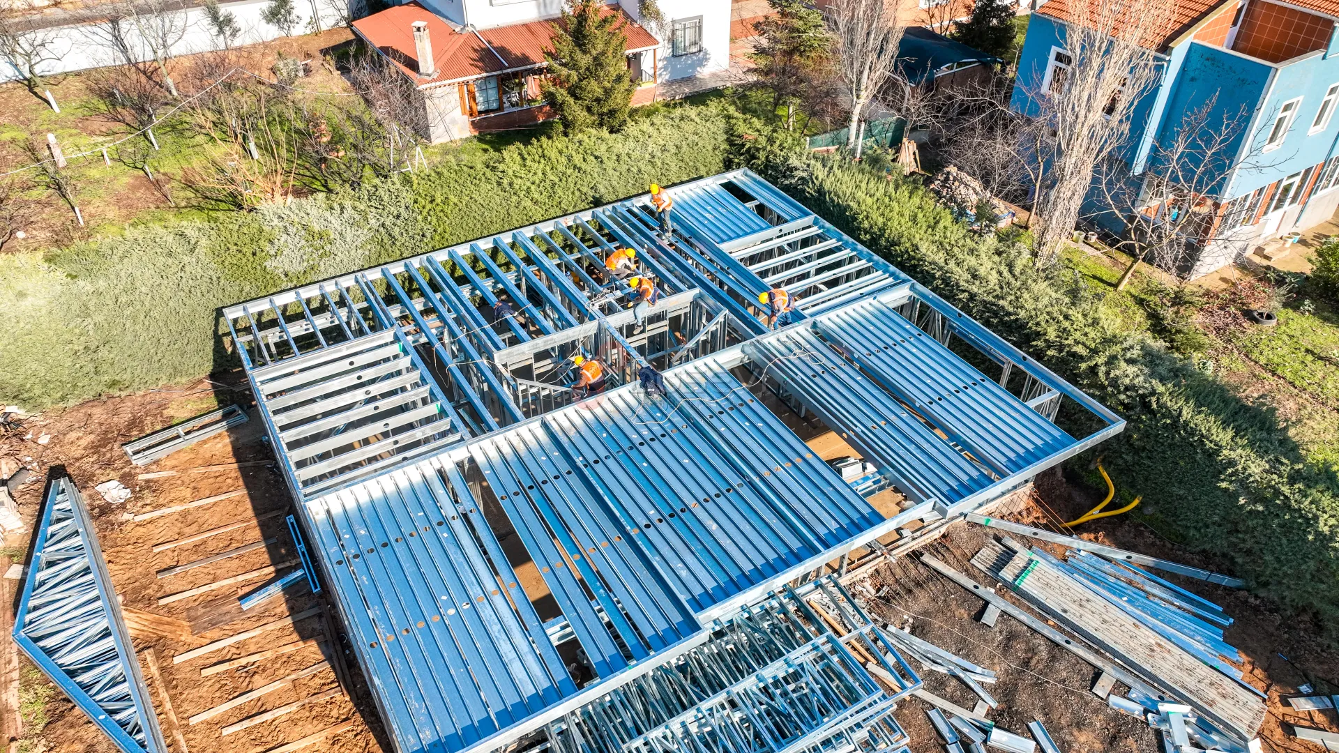 Çorlu Modern Konut ve Lüks Villa Projeleri Profesyonel Drone ve Mimari Tanıtım Çekimi - 5