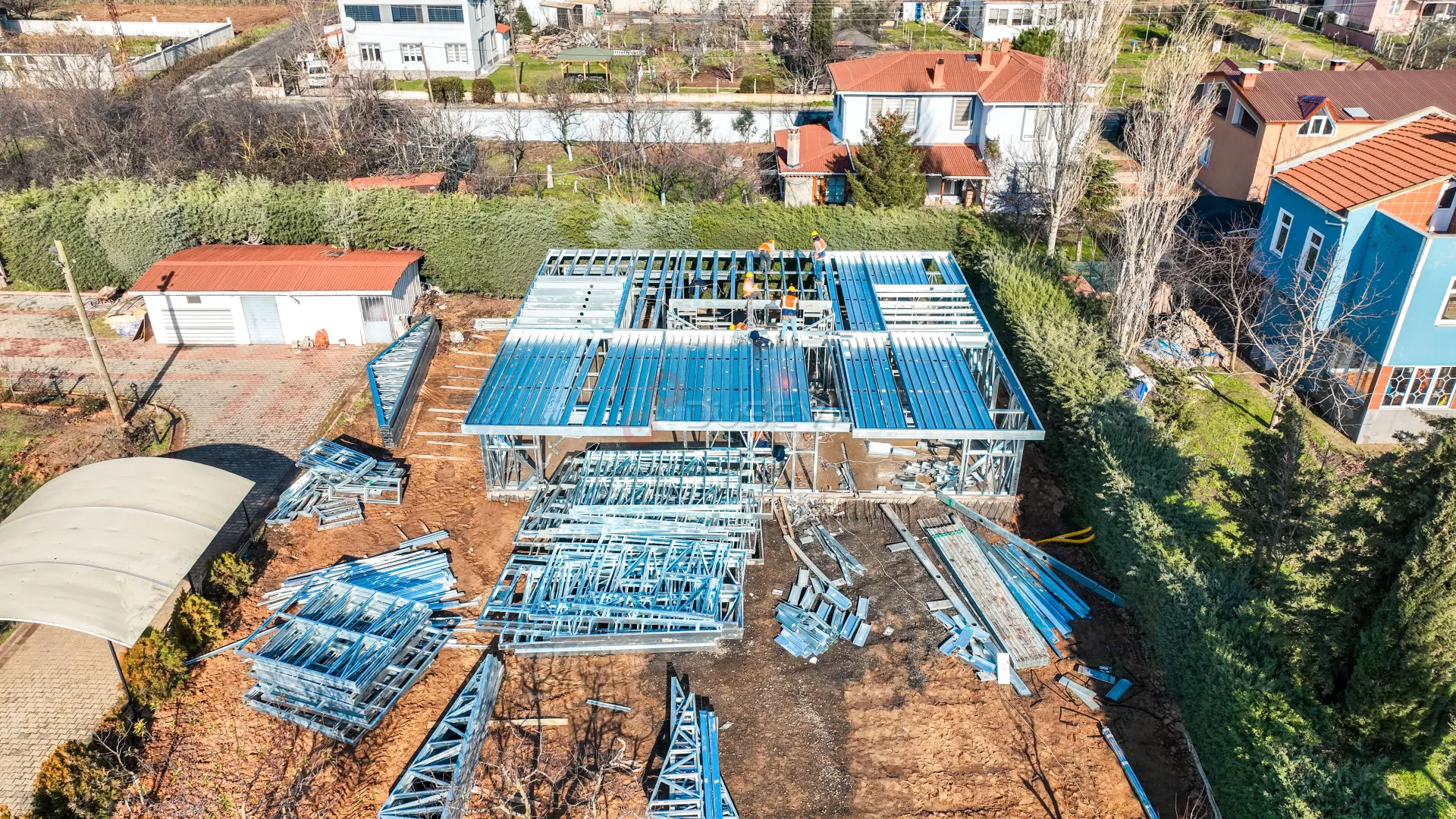 Çorlu Modern Konut ve Lüks Villa Projeleri Profesyonel Drone ve Mimari Tanıtım Çekimi - 7