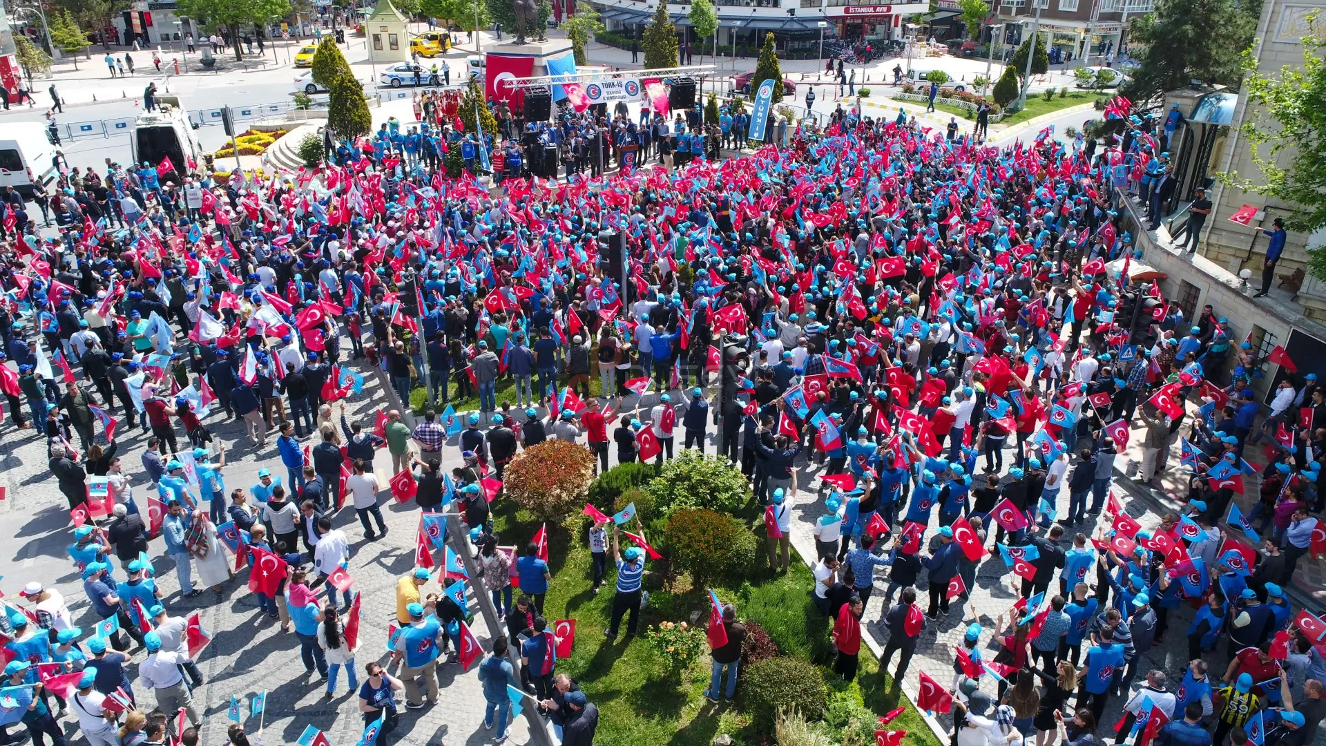 Türk Metal Sendikası Çerkezköy Meydan Eylemi - Drone ve Kamera Çekimi