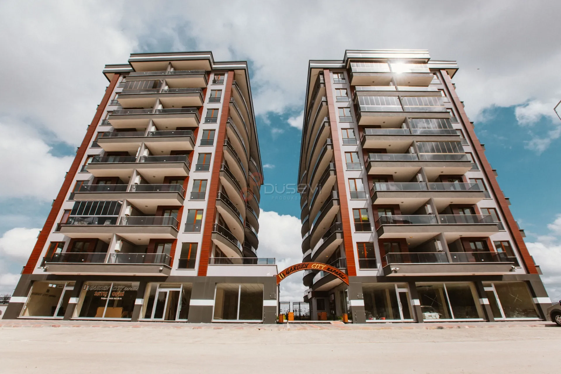 Garden City Kapaklı 2 Blok İnşaat Projesi - Drone Fotoğraf Çekimi - 1