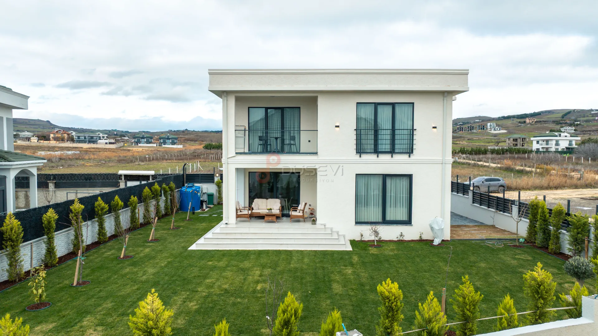 Silivri Selimpaşa Modern Konut ve Villa Projeleri Profesyonel Drone ve Mimari Tanıtım Çekimi - 1