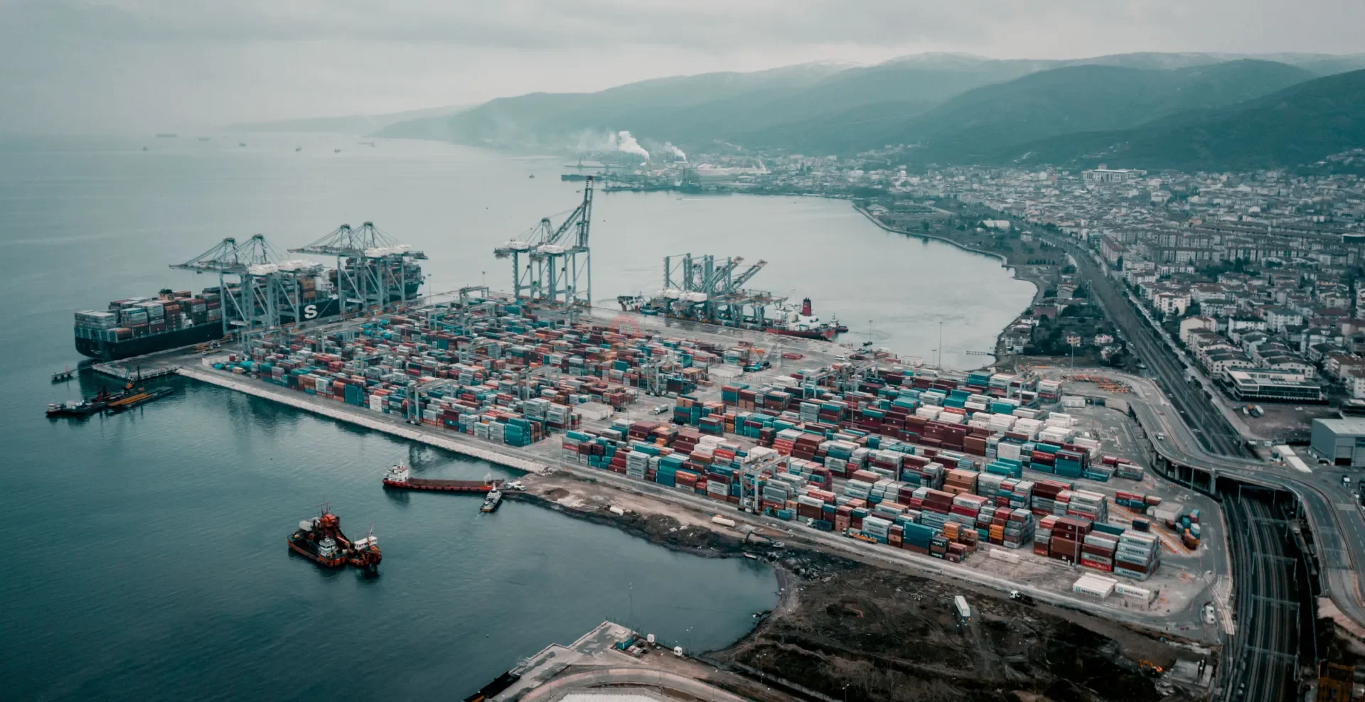 Dubai Port (DP World) Yarımca Limanı - Endüstriyel Drone Çekimi - 3