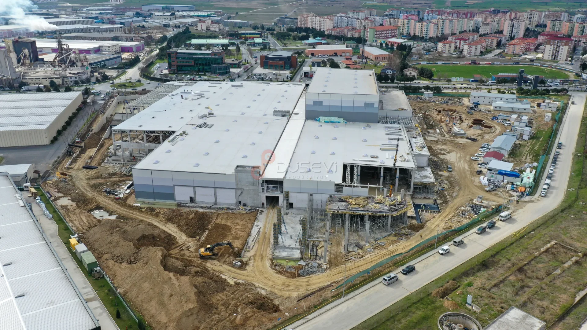 Kapaklı OSB Büyük Ölçekli Fabrika İnşaatı ve Şantiye İlerleme Takibi - 8