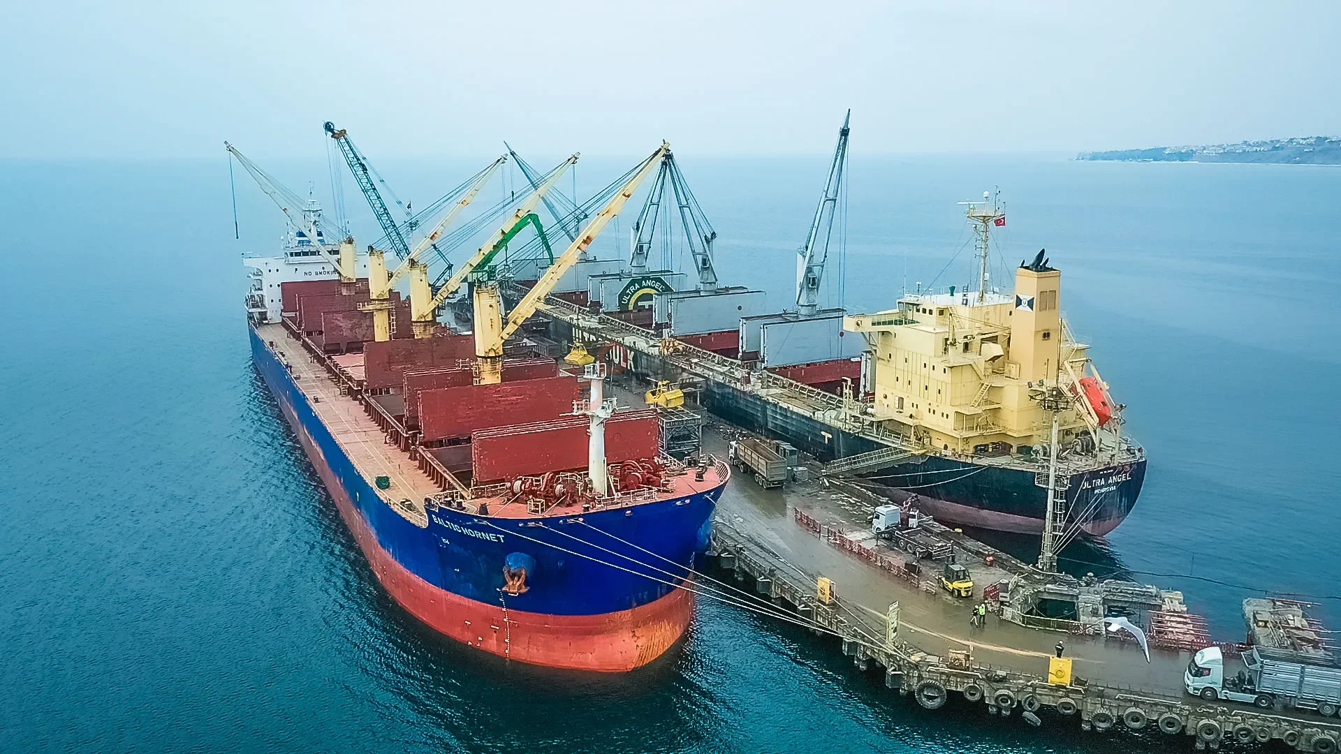 Marmaraereğlisi Martaş Limanı - Deniz Lojistiği ve Port Operasyonları Drone - 3