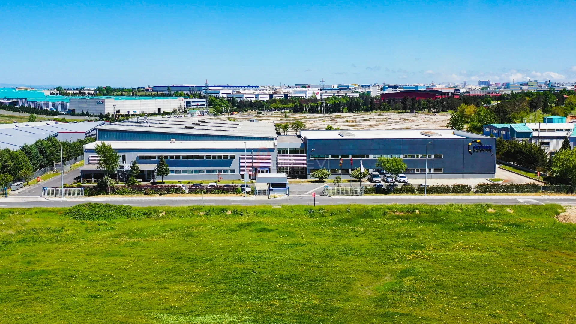 Çerkezköy Schnee Metal Fabrikası - Endüstriyel Tesis ve Üretim Hattı Drone - 3