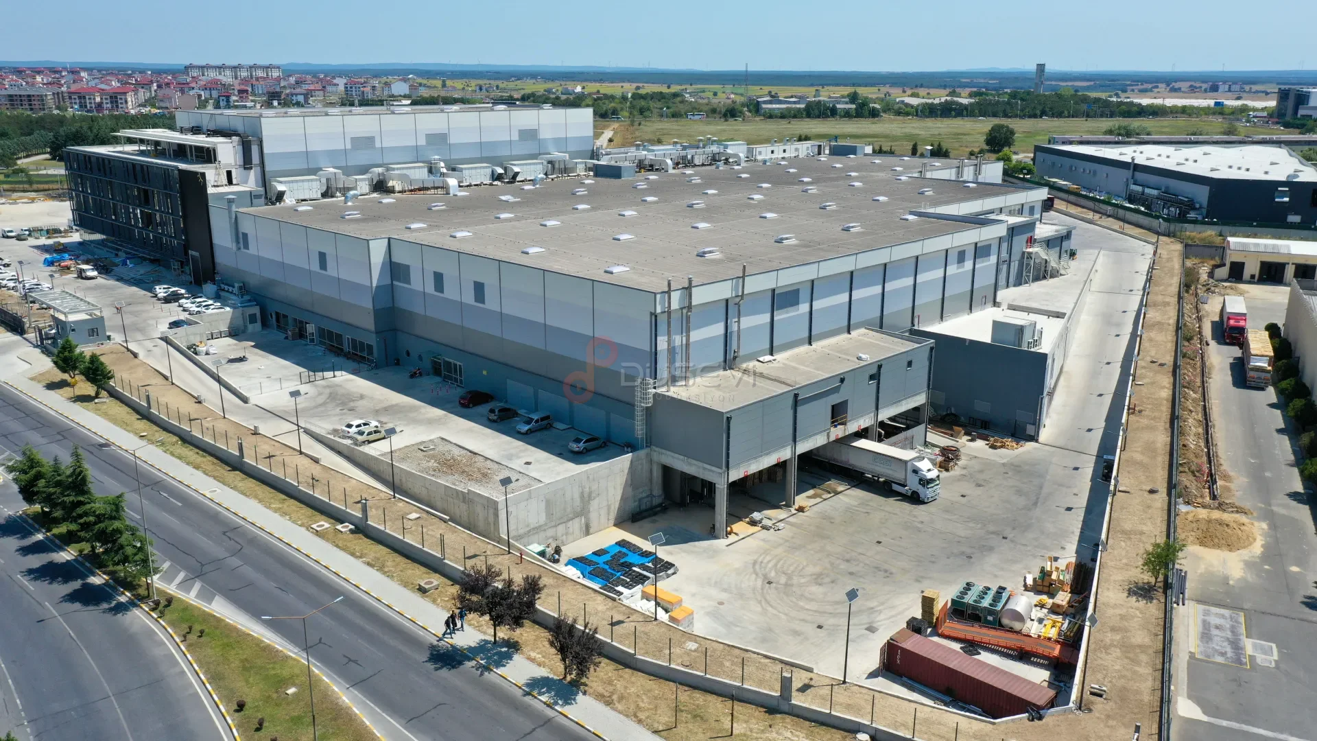 Çerkezköy OSB Fabrika ve Endüstriyel Tesis Profesyonel Drone Çekimi - 2
