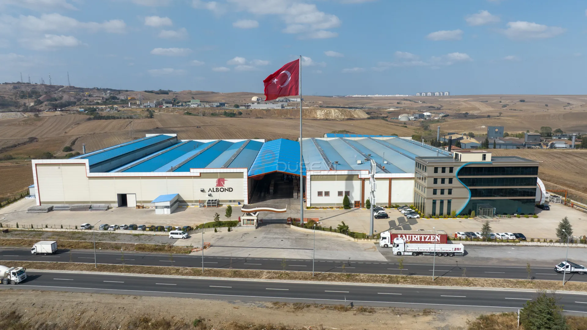 Çorlu Sanayi Bölgesi Fabrika Dış Çekimi ve Profesyonel Endüstriyel Drone Prodüksiyonu - 3