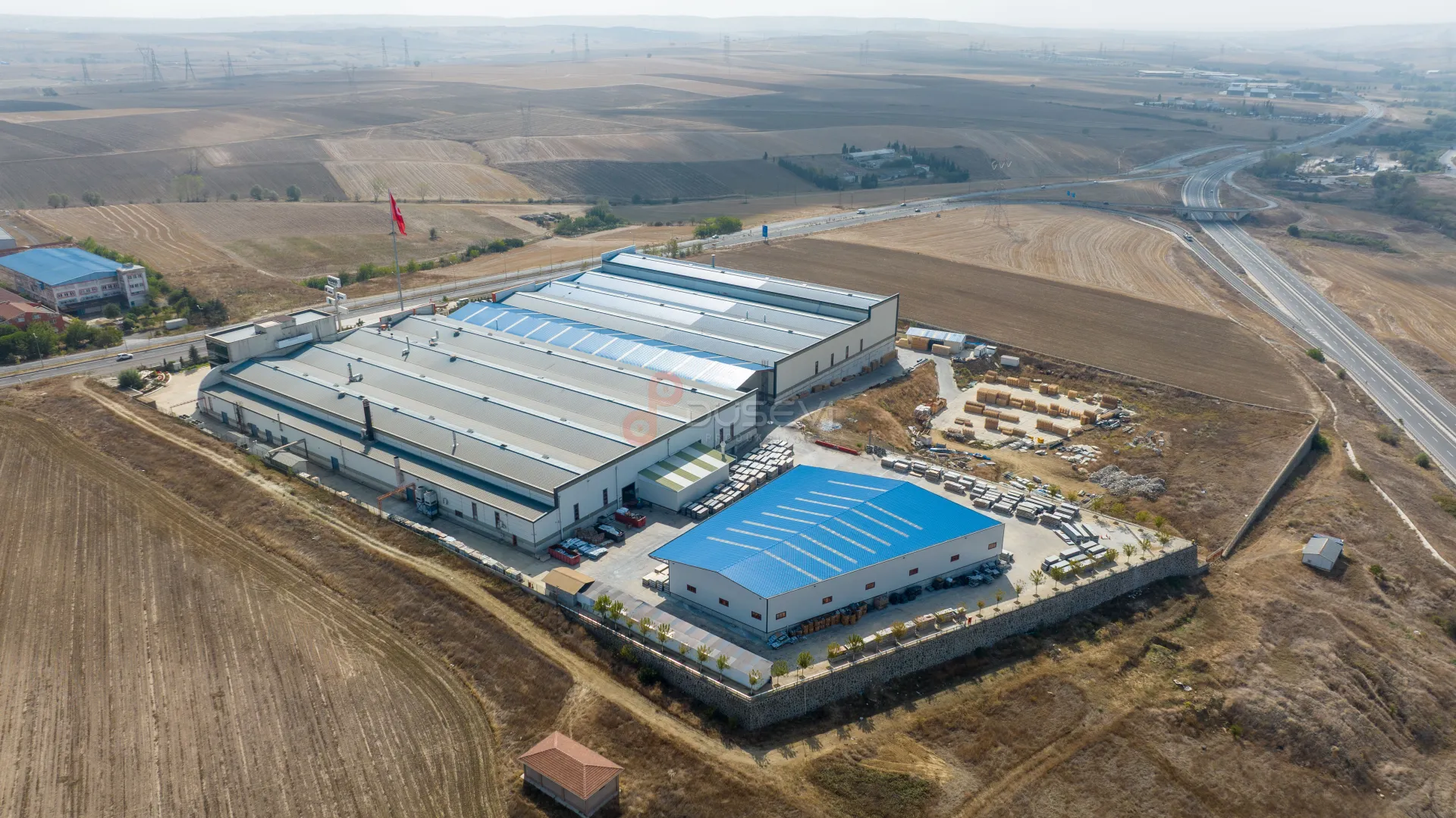 Çorlu Sanayi Bölgesi Fabrika Dış Çekimi ve Profesyonel Endüstriyel Drone Prodüksiyonu - 5