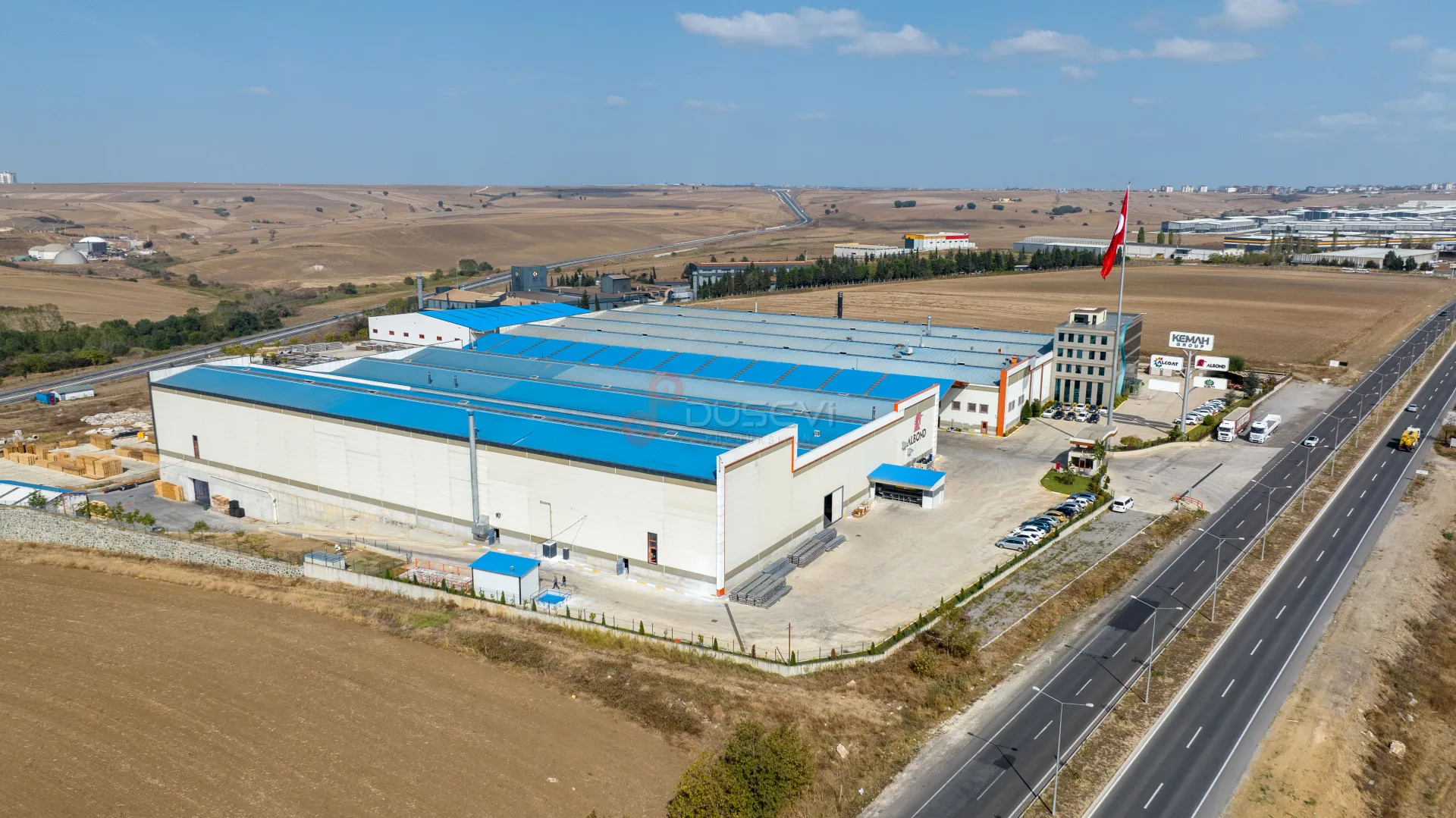 Çorlu Sanayi Bölgesi Fabrika Dış Çekimi ve Profesyonel Endüstriyel Drone Prodüksiyonu - 6