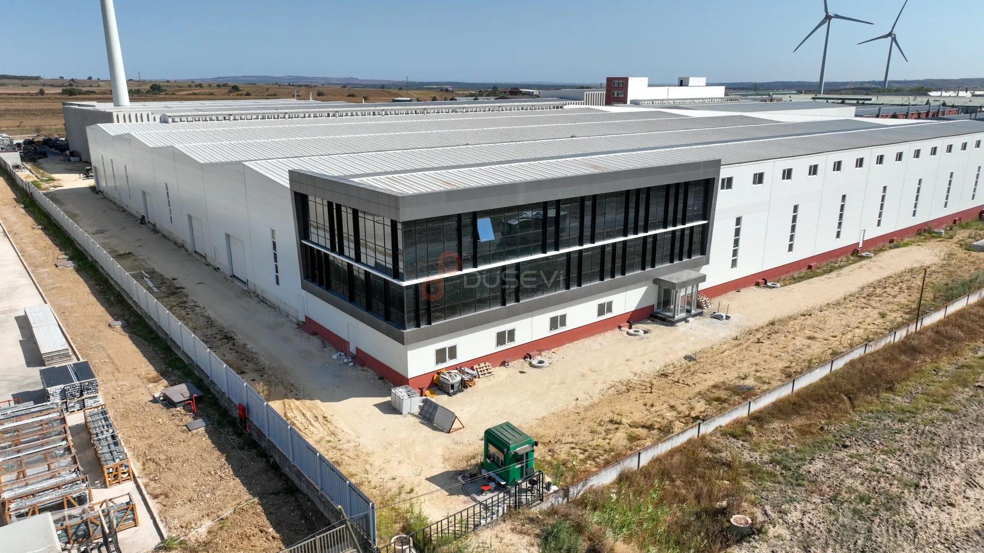 Çorlu Endüstriyel Tesis ve Fabrika Dış Cephe Profesyonel Drone Çekimi - 4