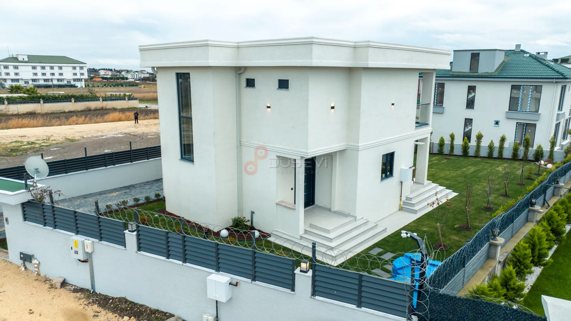 Silivri Selimpaşa Modern Konut ve Villa Projeleri Profesyonel Drone ve Mimari Tanıtım Çekimi - 3