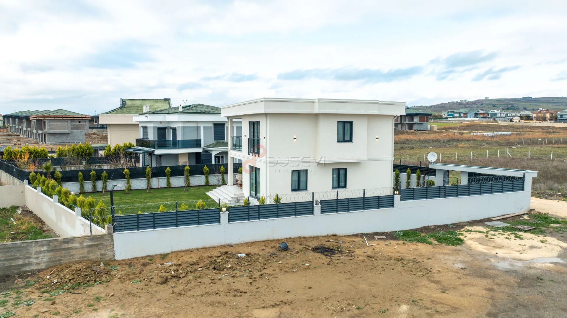 Silivri Selimpaşa Modern Konut ve Villa Projeleri Profesyonel Drone ve Mimari Tanıtım Çekimi - 5
