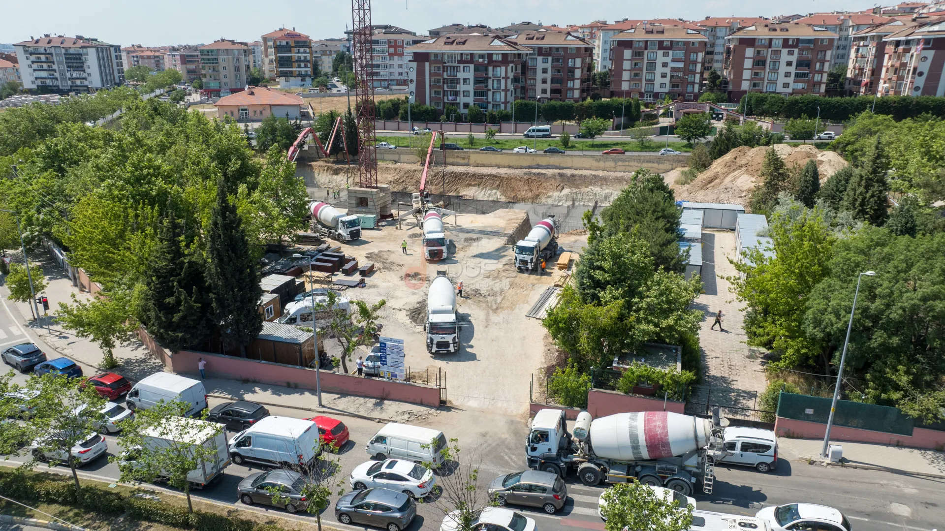 Çorlu Endüstriyel İnşaat ve Fabrika Şantiyesi Profesyonel Drone Görüntüleme ve İlerleme Takibi - 4